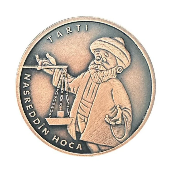 AgaKulche Nasreddin Hoca Bronz Sikke Coin