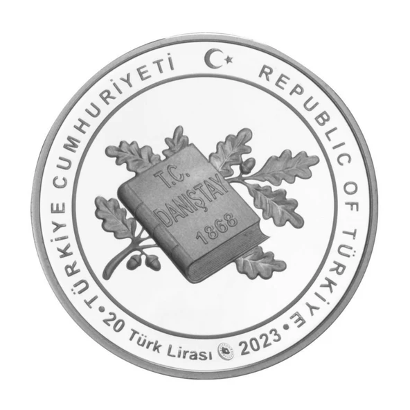AgaKulche Danıştay 155. Yıl Gümüş Sikke Coin - 2