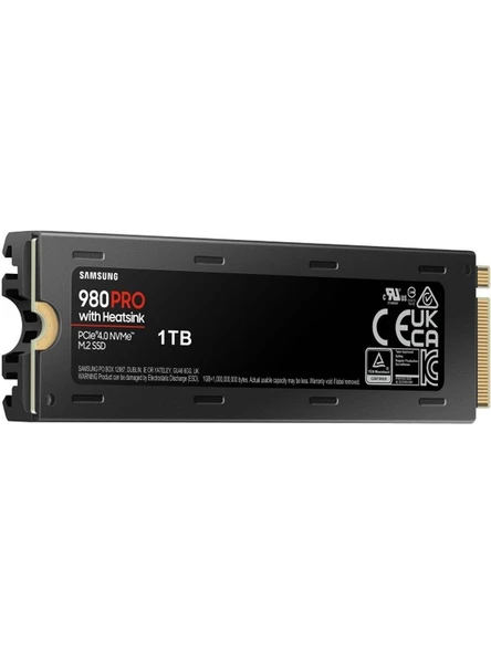 Samsung 980 PRO Soğutuculu NVMe M.2, 1 TB SSD, 7.000 MB/sn Okuma, 5.100 MB/sn Yazma , ‎ ‎MZ-V8P1T0CW - 3