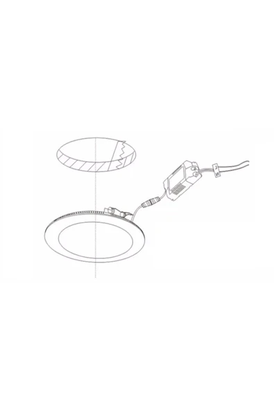 CATA CT-5146 9W Slim Sıva Altı LED Panel Armatür Spot Metal Kasa 3200K Günışığı - 3