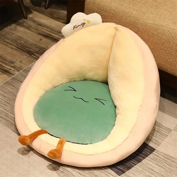 Ofis Sandalyesi Minderi - Avokado Tasarımlı - 45cm - 11
