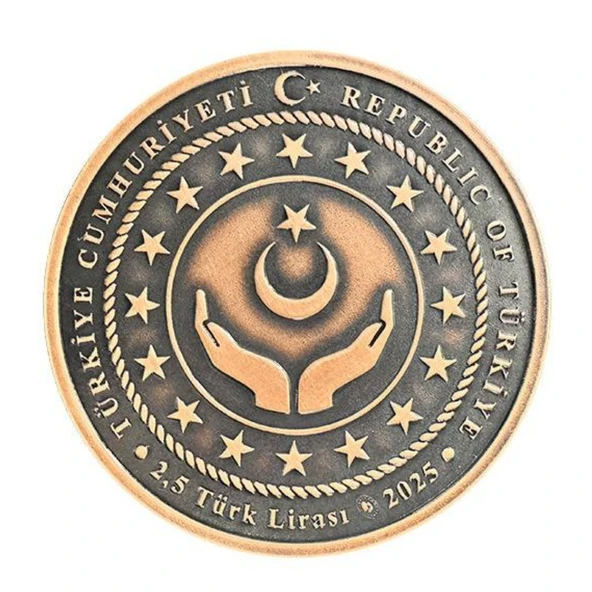 AgaKulche Aile Yılı Bronz Sikke Coin - 2