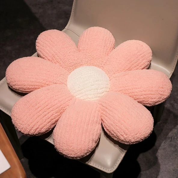Kadife Yaprak Minder - Yeşil - 60cm - 9