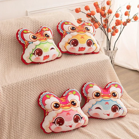 Yılan Yılı Baskılı Peluş Anahtarlık - Sarı 10cm - Resim 9