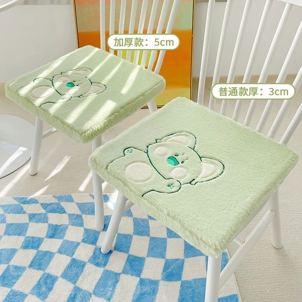 Lateks Dolgulu Minder - Matcha Rengi - 43x43x3cm - 9