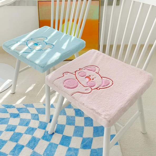 Lateks Dolgulu Minder - Çikolata Rengi - 43x43x3cm - 4
