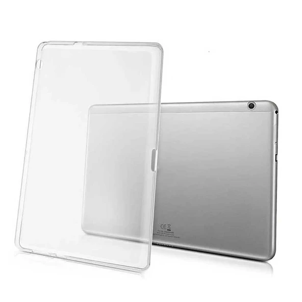 Huawei MediaPad T5 10 inç Uyumlu Şeffaf Silikon Tablet Kılıfı - Resim 3