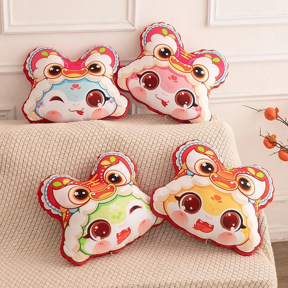 Yılan Yılı Baskılı Peluş Anahtarlık - Sarı 10cm - Resim 11