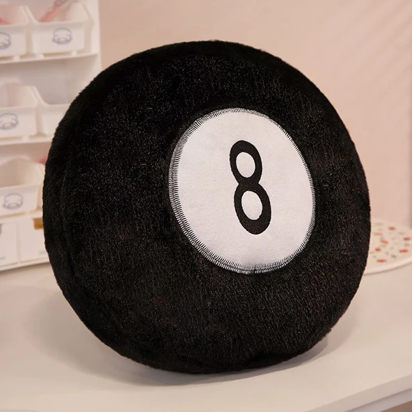 Bilardo Topu Peluş Yastık - 35cm