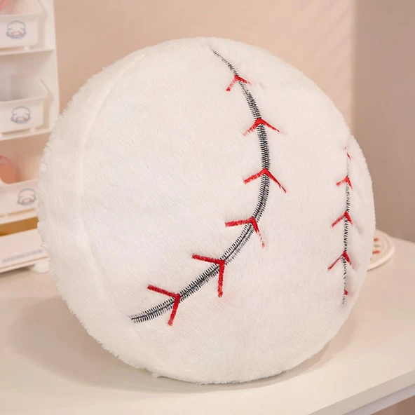 Beyzbol Topu Peluş Yastık - 35cm