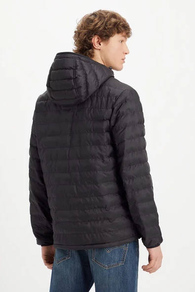 Kapüşonlu Fermuarlı Regular Fit Şişme Mont Erkek MONT - 4