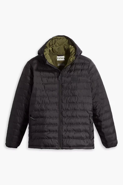 Kapüşonlu Fermuarlı Regular Fit Şişme Mont Erkek MONT - 6