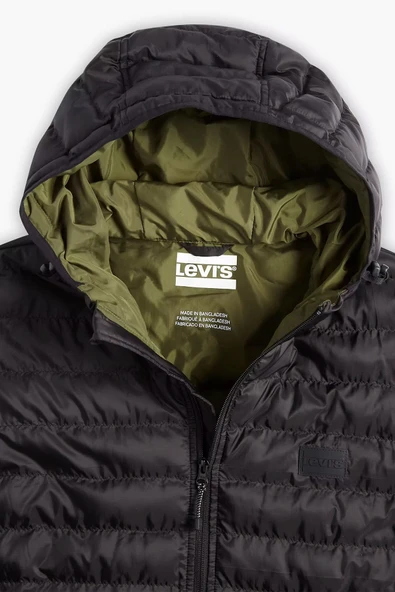 Kapüşonlu Fermuarlı Regular Fit Şişme Mont Erkek MONT - 5