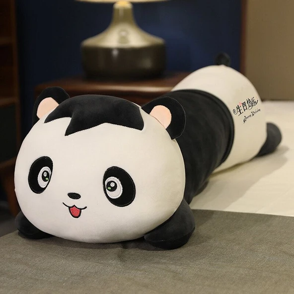 Panda Peluş Yastık - Siyah Doğum Günü Temalı - 1.5cm
