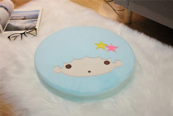 Tatami Peluş Minder - Açık Mavi Kız 39x4cm (Yazısız)