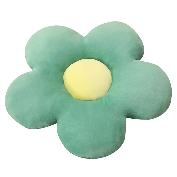 Çiçek Peluş Minder - Sarı - 45cm - Resim 10