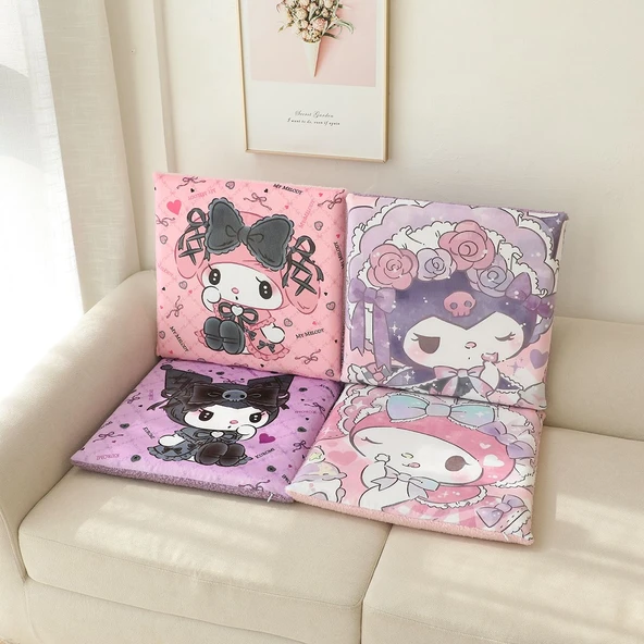 Kristal Peluş Koltuk Minderi 40x40 cm - Stil Üç - 11