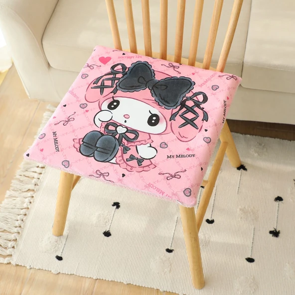 Kristal Peluş Koltuk Minderi 40x40 cm - Stil Üç - 10