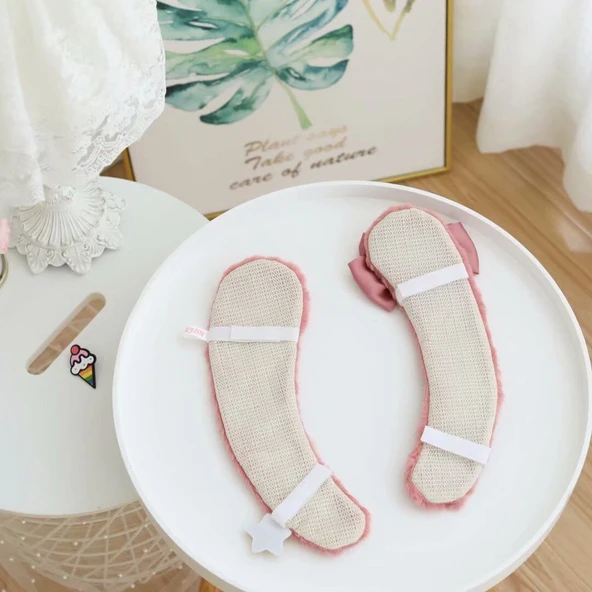 Fiyonklu Yedi Renkli Klozet Kapağı - Pembe 35x10cm - 2