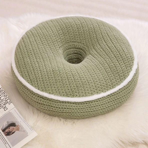 Yuvarlak Minder - Nane Yeşili - 40cm - 1