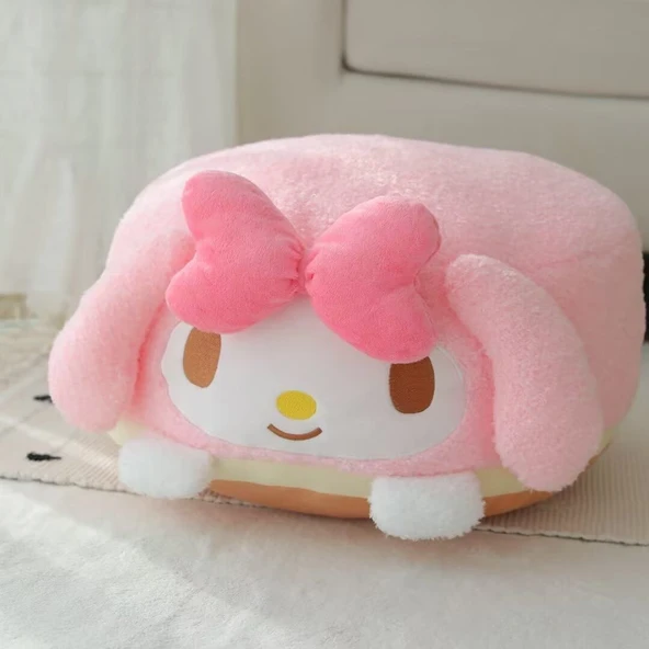 Çizgi Film Peluş Yastık - Kuromi - 40x20cm - 6