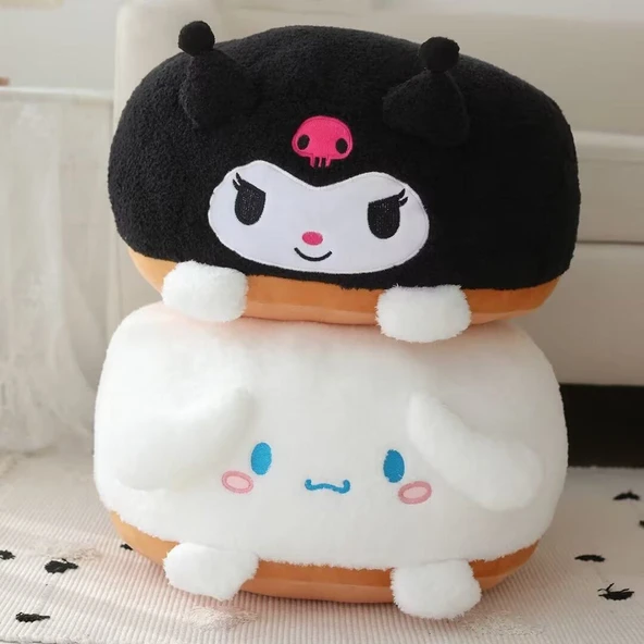 Çizgi Film Peluş Yastık - Kuromi - 40x20cm - 8