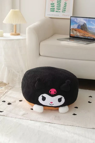 Çizgi Film Peluş Yastık - Kuromi - 40x20cm