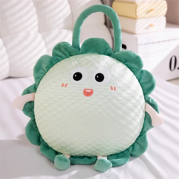 Yeşil Peluş Yastık - 45cm