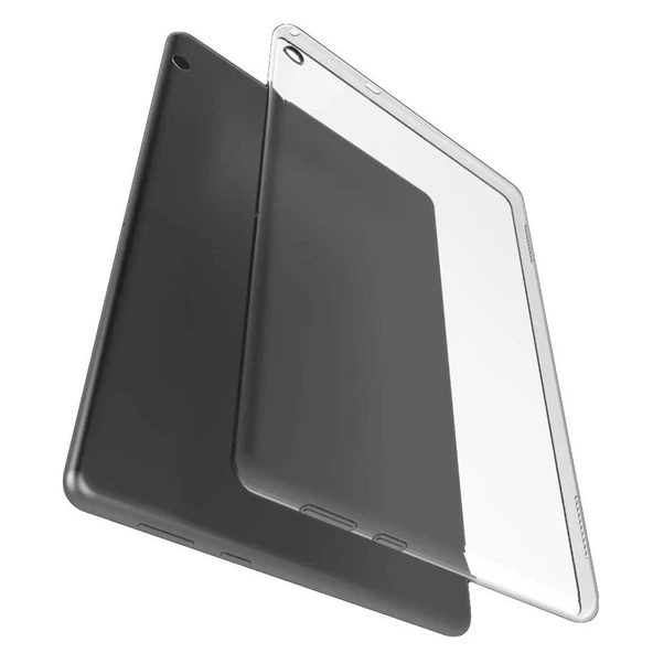 Huawei MediaPad T5 10,1 inç Uyumlu Şeffaf Kılıf Cam Kalem Set - Resim 3