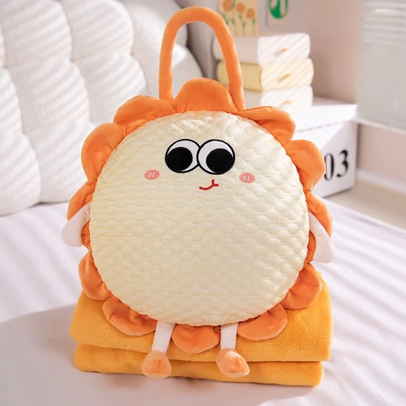 Yeşil Peluş Yastık - 45cm - 5