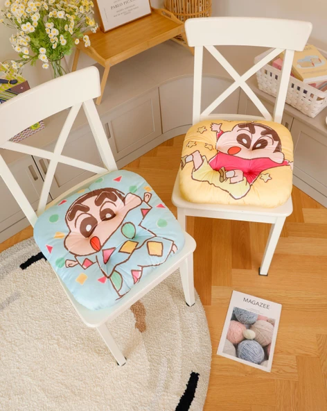 Peluş Sandalye Minderi - Stil 4 - 38x38cm - 10