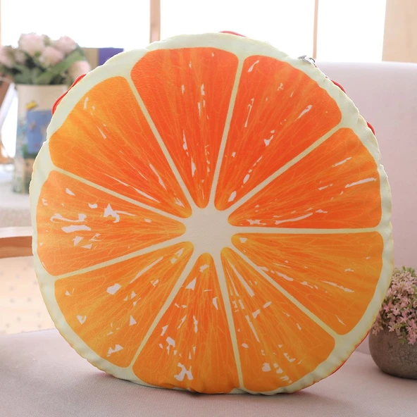 Meyve Desenli Yazlık Serinletici Yorgan - Açık Mavi Limon - 1x1.5m - 7