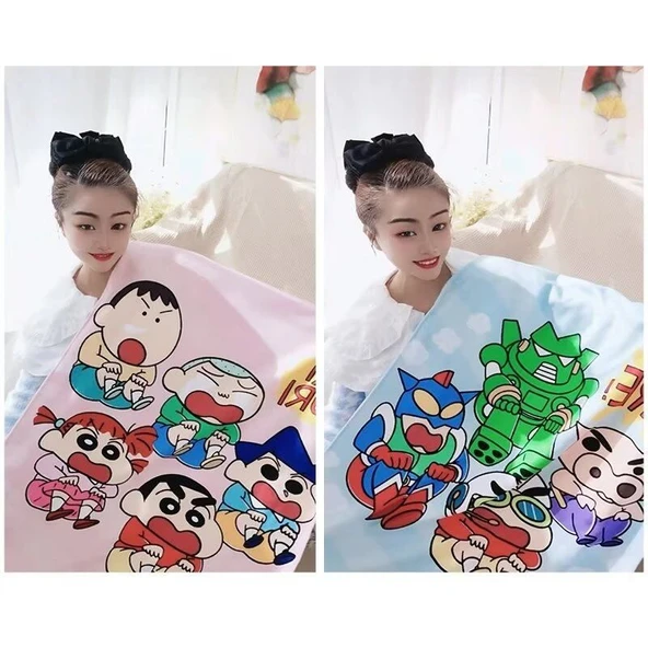 Crayon Shin-chan Banyo Havlusu - Resim 11, 70x140cm - 10