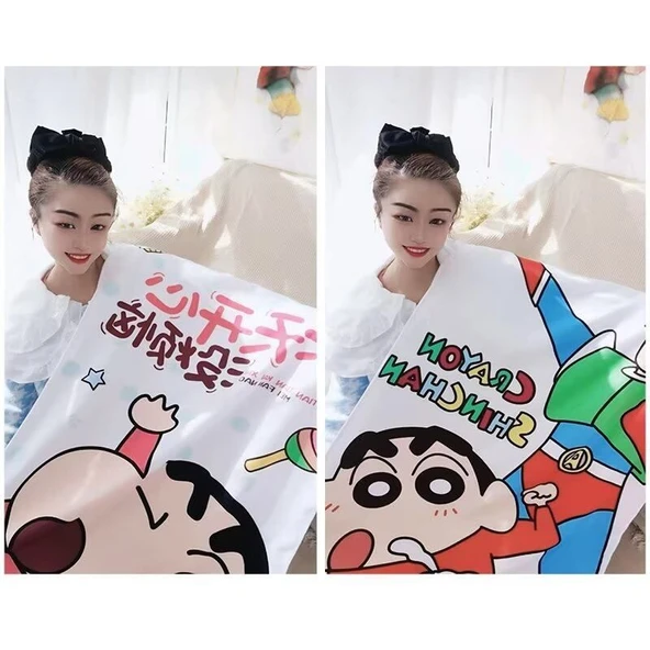Crayon Shin-chan Banyo Havlusu - Resim 11, 70x140cm - 11