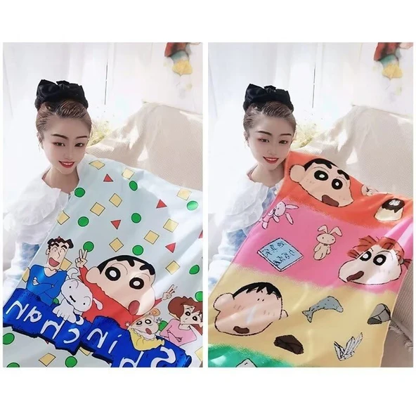 Crayon Shin-chan Banyo Havlusu - Resim 11, 70x140cm - 9