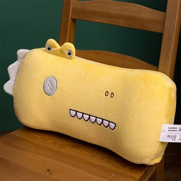 Çizgi Film Desenli Hafızalı Köpük Yastık - Pembe Domuz 42cm x 22cm - 10