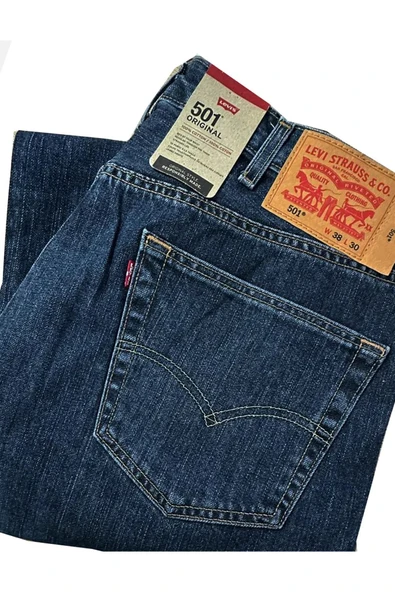 501 Levi's Original Erkek Jean Pantolon - Resim 3