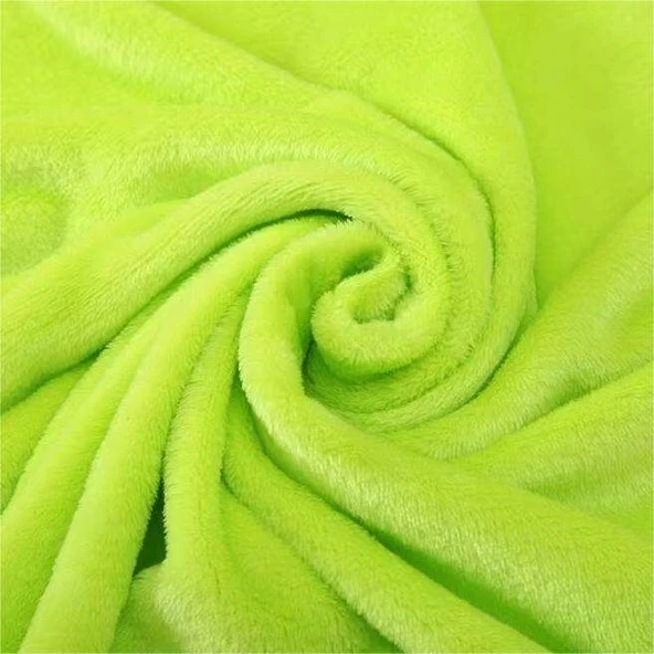 Peluş Battaniye - Sarı - 100x170 cm - 8