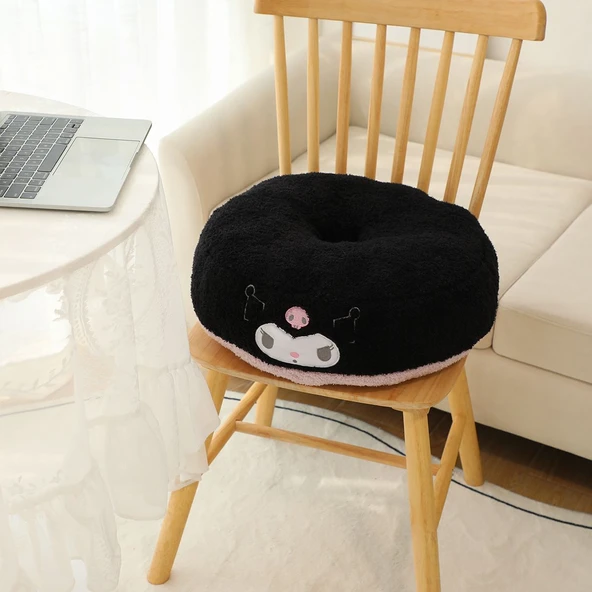 Peluş Koltuk Minderi - Kuromi 45x15cm