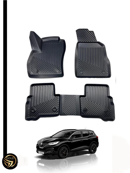 Renault Kadjar 2014 + 3D Havuzlu Oto Paspas