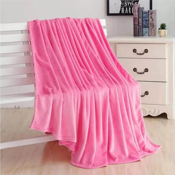 Peluş Battaniye - Yeşil - 100x170 cm - 3