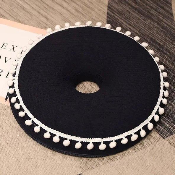Hafızalı Sünger Donut Minder - Nordic Pembe - 40x8cm - 9