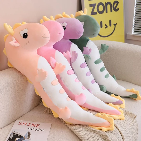 Ejderha Peluş Yastık - Mor, 100cm - 10