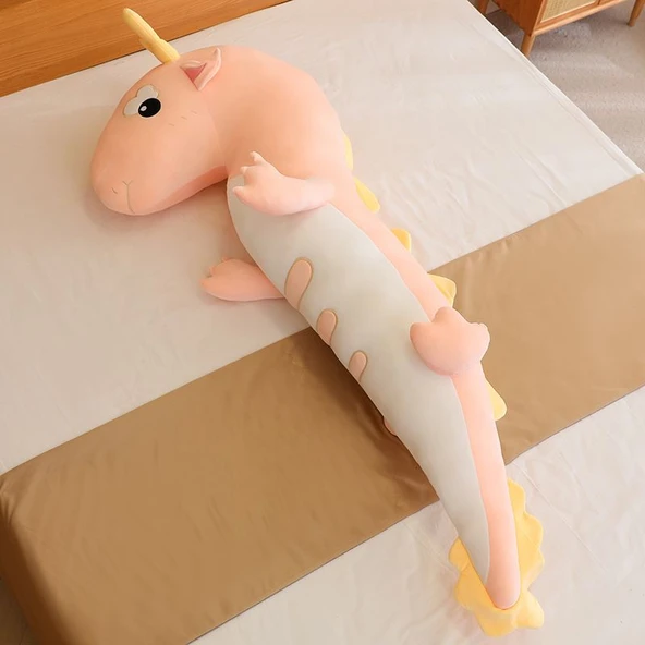 Ejderha Peluş Yastık - Turuncu, 150cm
