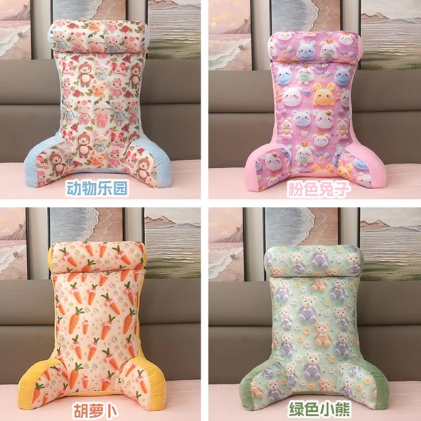 5D Buz İpek Silindir Uzun Yastık - Havuç - 110cm - 7