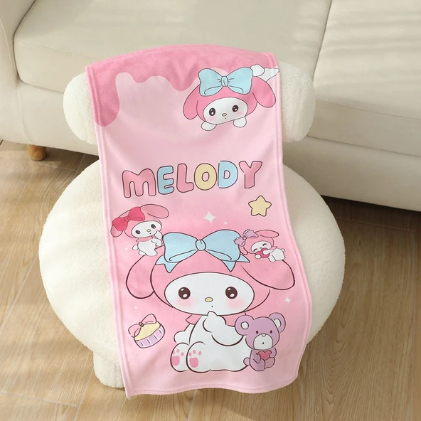 Melody Desenli Flanel Havlu - 75x35cm - 9