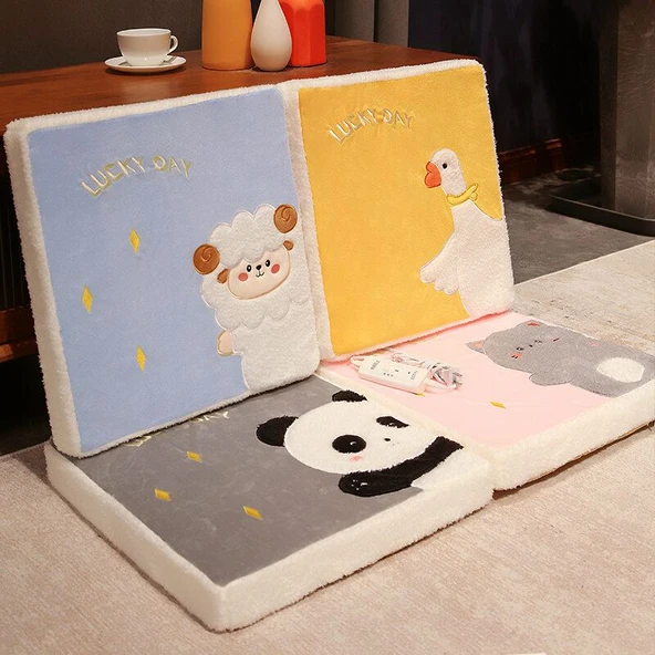 Çizgi Film Desenli Koltuk Minderi - Panda 40x40x5cm (Normal) - 4