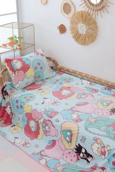 Tan Peluş Battaniye - 2x2 Metre - 5