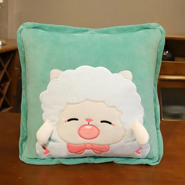 Çizgi Film Kuzu Yastık - 40cm
