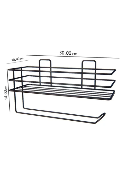 Metal Havluluklu Baharatlık Siyah - 2